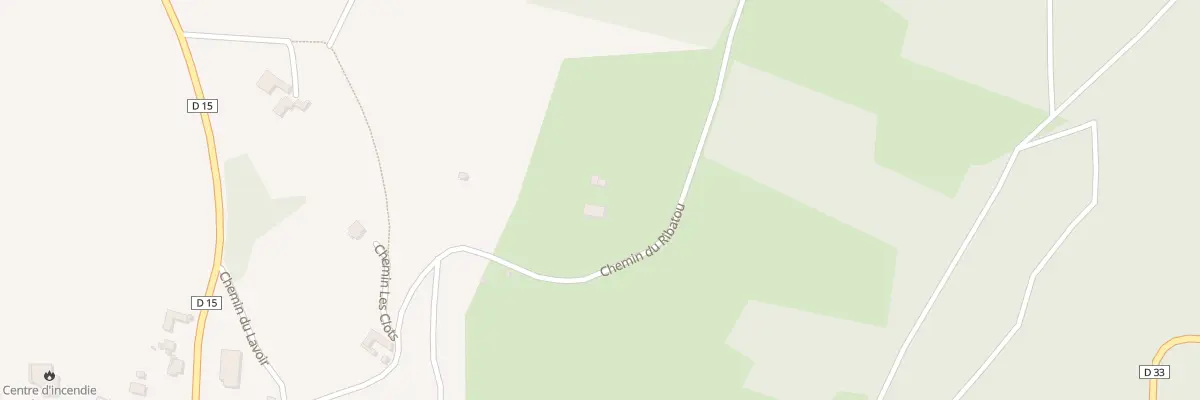 Plan du 553 Che du Ribatou à Vaour