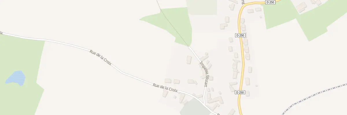 Plan du 228 Rue de la Croix à Caffiers