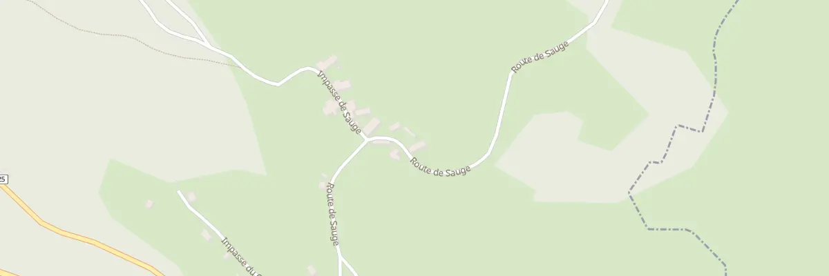 Plan du 3 Rte de Sauge à Laguenne-sur-Avalouze