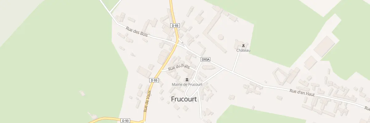Plan du 2 Rue du Puits à Frucourt