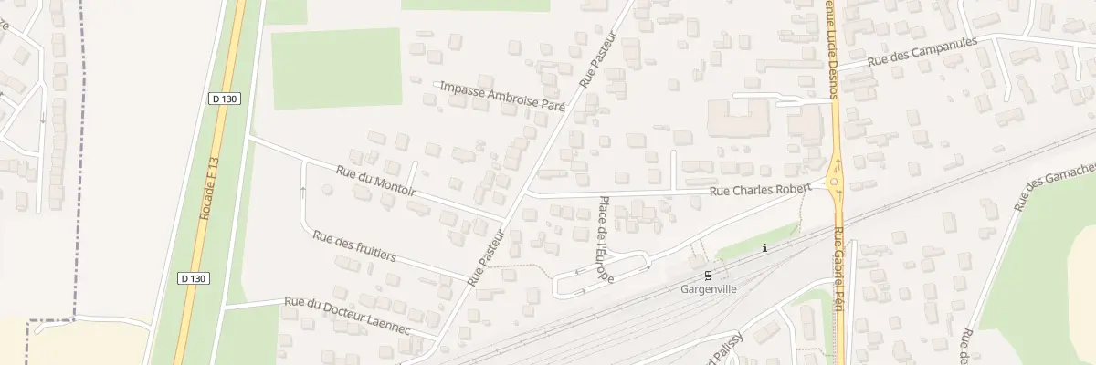 Plan du 16 Rue Pasteur à Gargenville