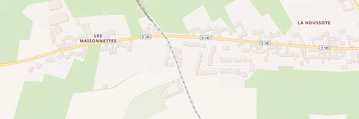 Plan du 45 Rue de la Houssoye à Buire-le-Sec