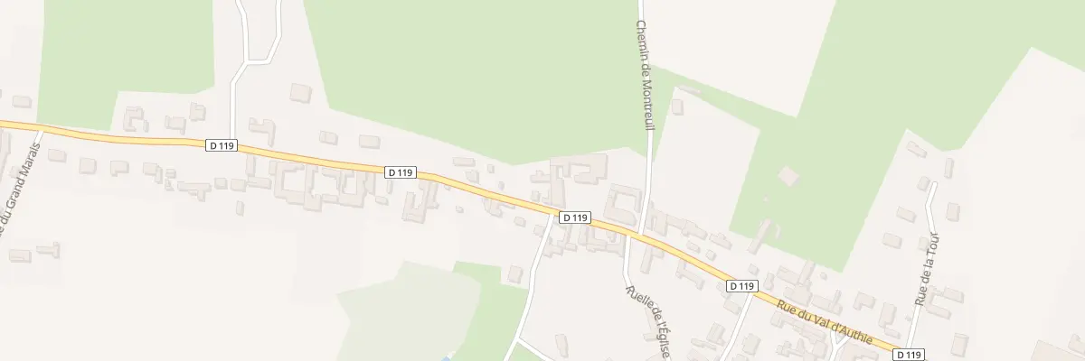 Plan du 35 Rue du Val d’Authie à Maintenay