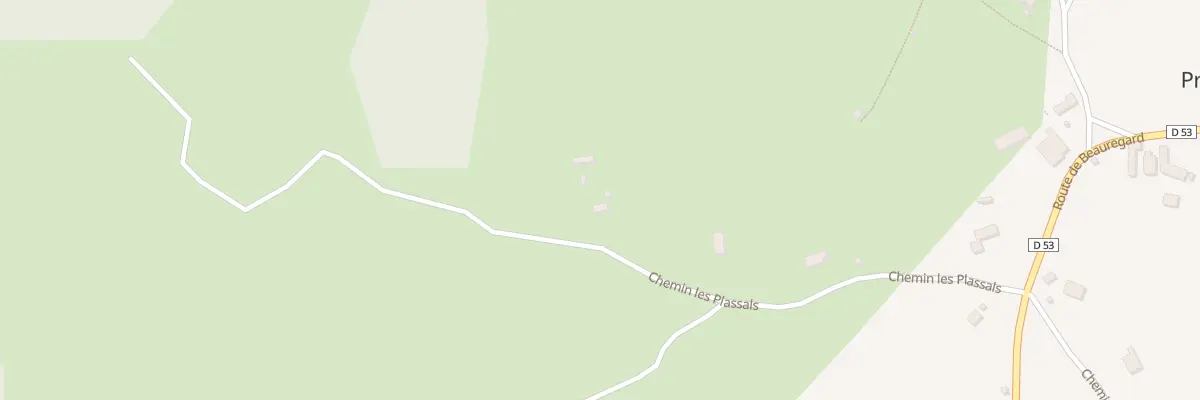 Plan du 5115 Les Plassals à Promilhanes