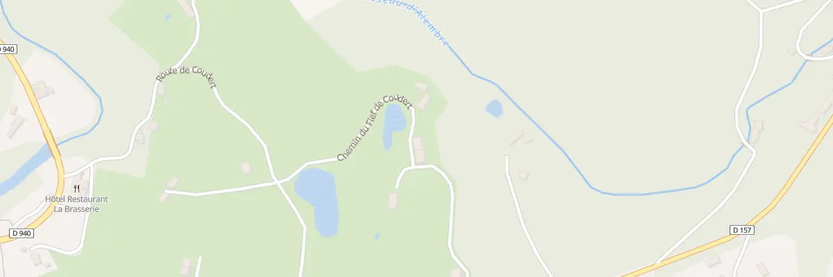 Plan du 2 Che du Fief de Coudert à Treignac
