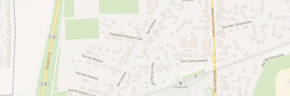 Plan du 20 Rue Pasteur à Gargenville