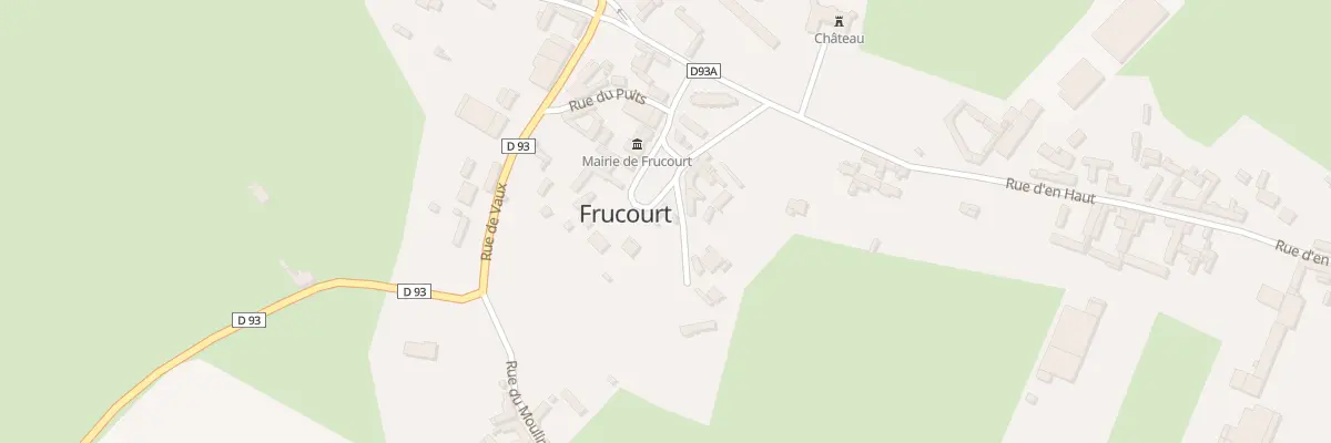 Plan du 2 Rue du Sac à Frucourt