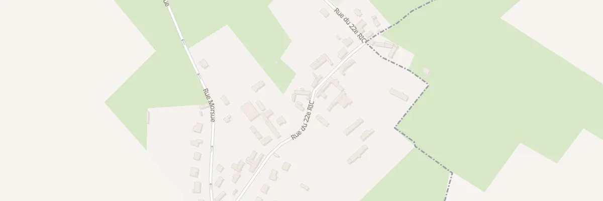 Plan du 20 Rue du 22eme Ri à Huchenneville