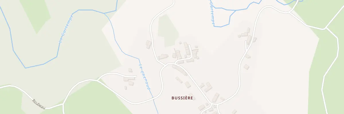 Plan du 17 Bussière à Saint-Victor-en-Marche