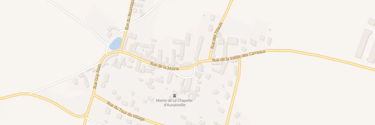 Plan du 21 Rue de la Mairie à La Chapelle-d’Aunainville