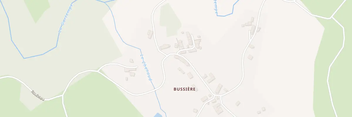 Plan du 13 Bussière à Saint-Victor-en-Marche