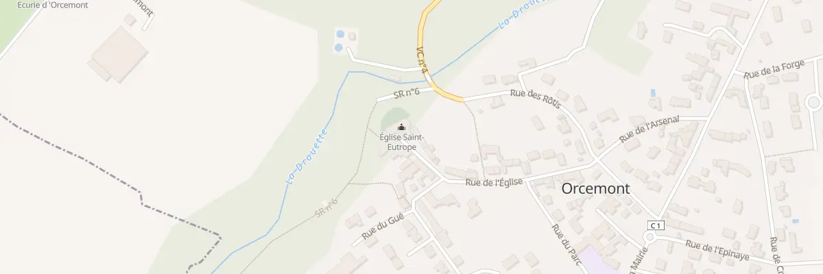 Plan du 24 Rue de l’Eglise à Orcemont