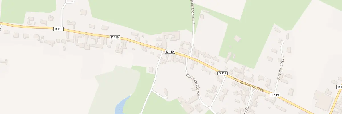 Plan du 48 Rue du Val d’Authie à Maintenay