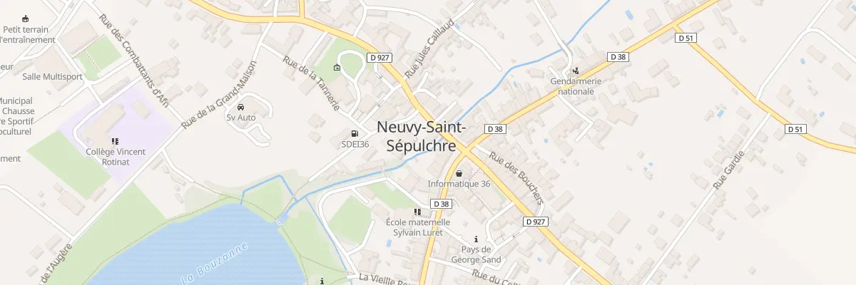 Plan du 3B Pl Clemenceau à Neuvy-Saint-Sépulchre