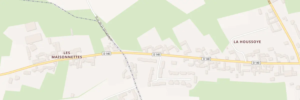 Plan du 42 Rue de la Houssoye à Buire-le-Sec