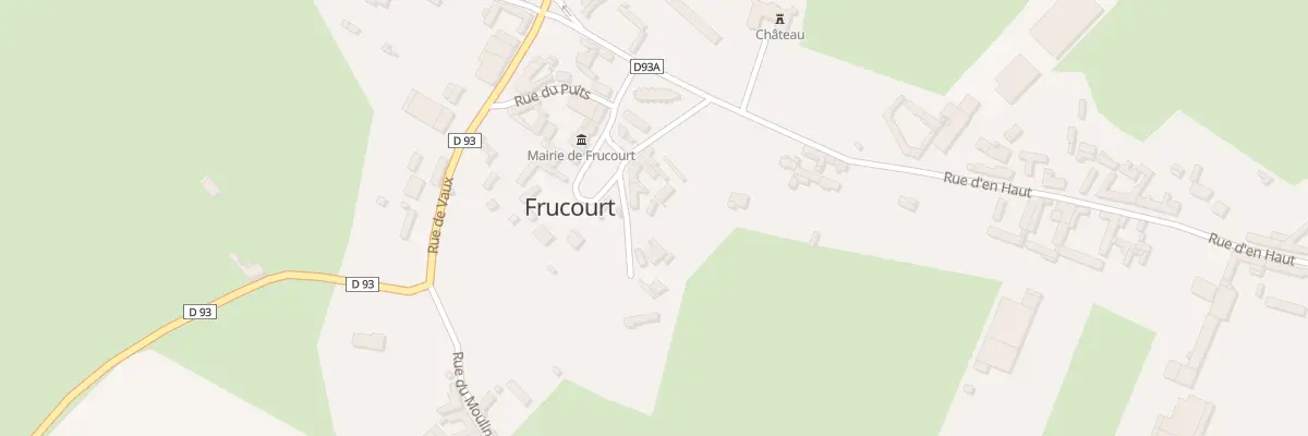Plan du 1 Rue du Sac à Frucourt