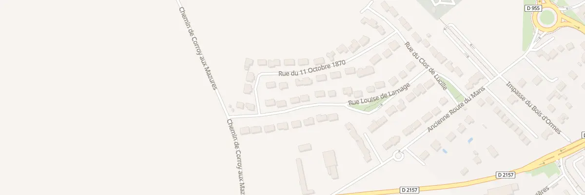 Plan du 21 Rue Louise de Larnage à Ormes