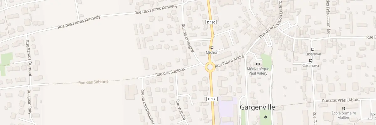 Plan du 2 Rue des Sablons à Gargenville