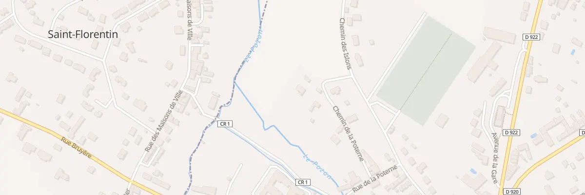 Plan du 11 Rue de la Poterne à Vatan