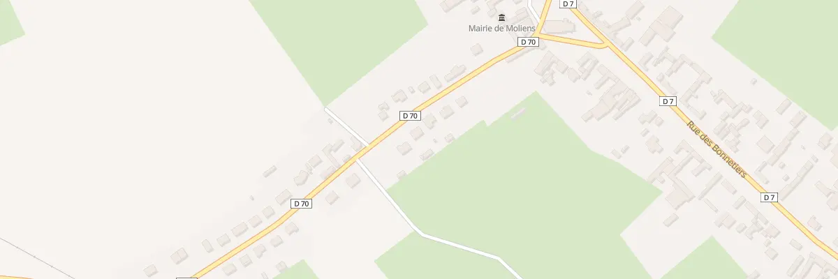 Plan du 3 Rue du Patis Manon à Moliens