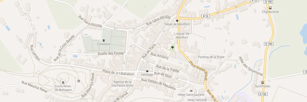 Plan du 15B Rue Amaury à Montfort-l’Amaury