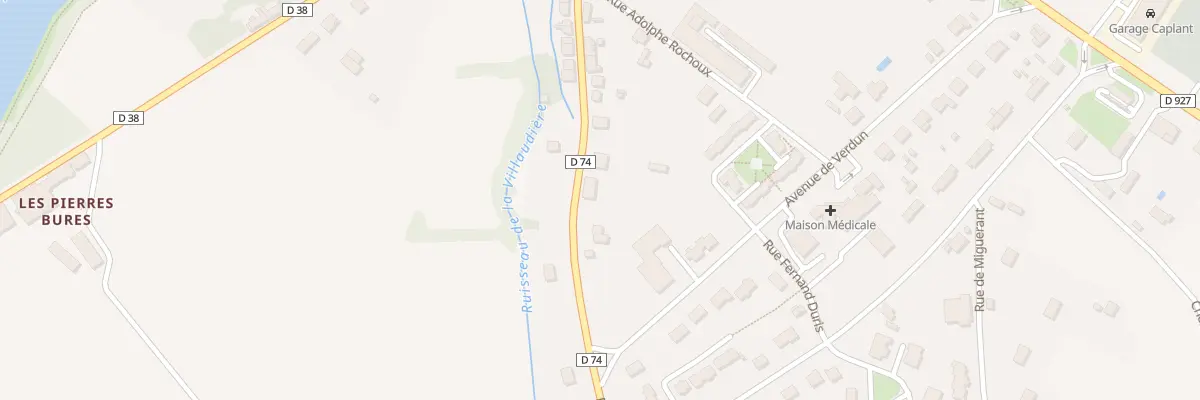 Plan du 32 Rue de la Fontchevrière à Neuvy-Saint-Sépulchre