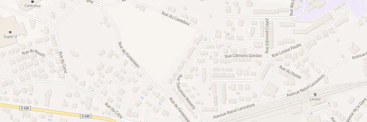 Plan du 37 Rue Théodose Bessery à Lavaur