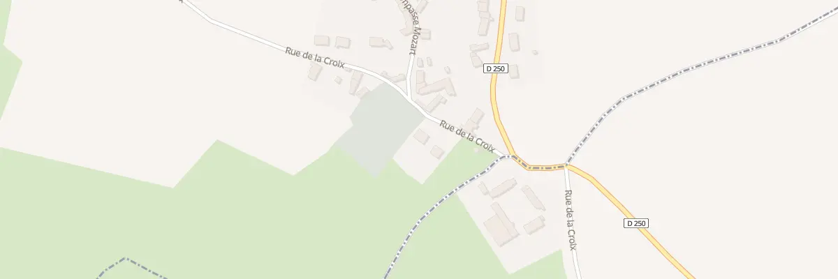 Plan du 95 Rue de la Croix à Caffiers