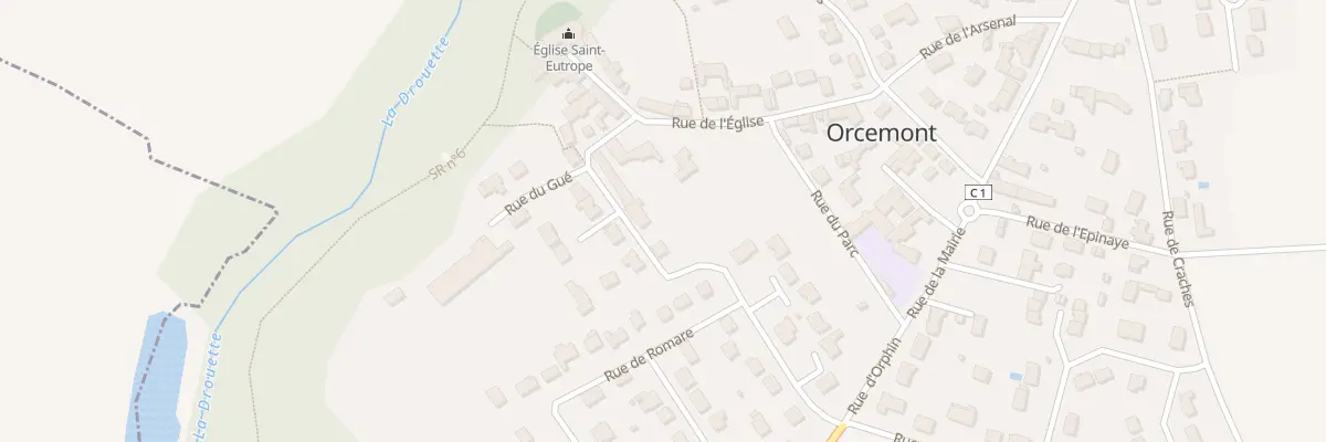 Plan du 7 Rue de l’Eglise à Orcemont