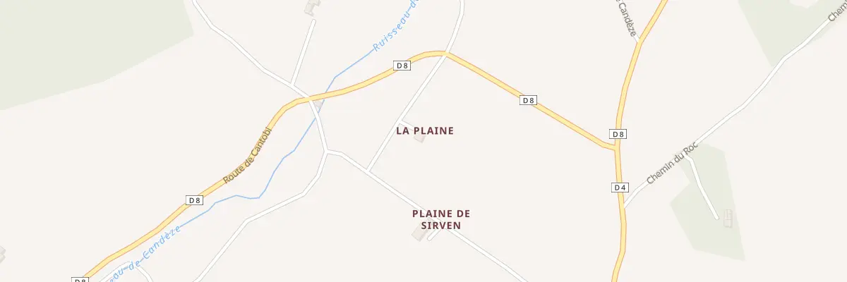 Plan du 5040 La Plaine à Sainte-Cécile-du-Cayrou