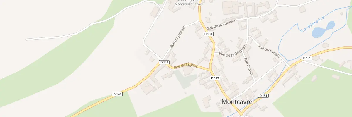 Plan du 4 Rue de l’Eglise à Montcavrel