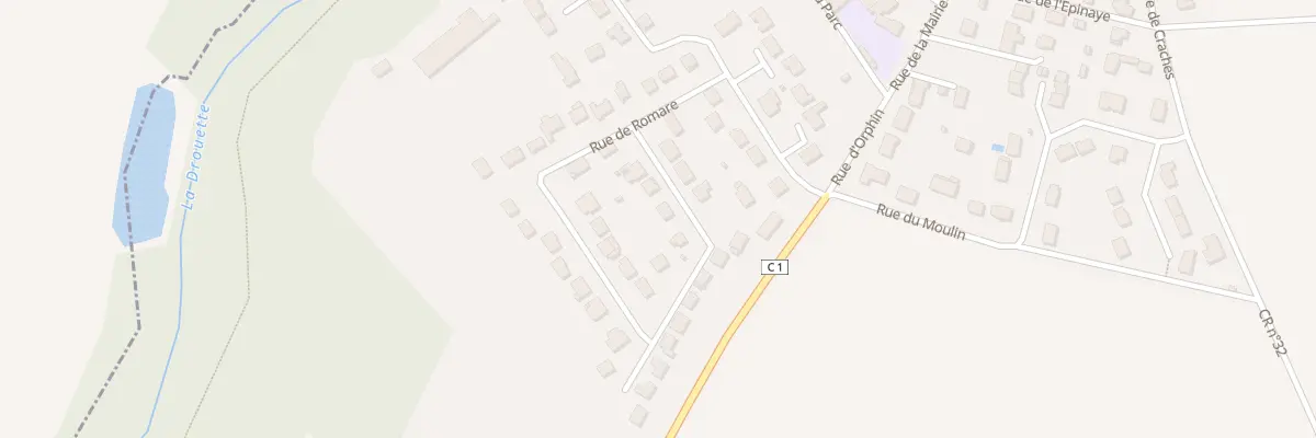 Plan du 23 Rue de Romare à Orcemont