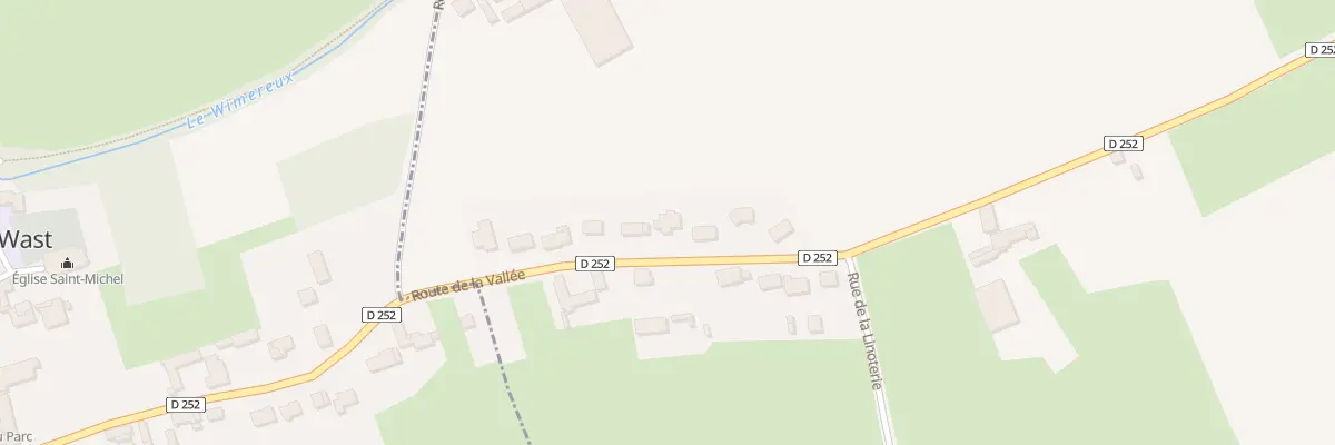 Plan du 96 Rte de la Vallee à Colembert