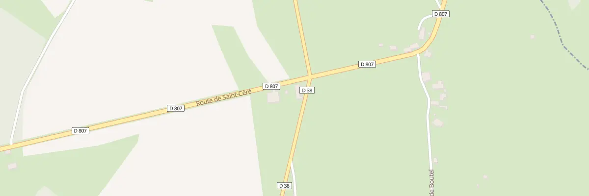Plan du 1322 Rte de Saint-Céré à Mayrinhac-Lentour
