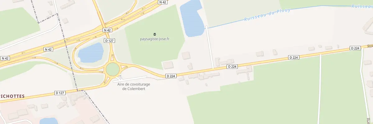 Plan du 114 Rue du Plouy à Colembert