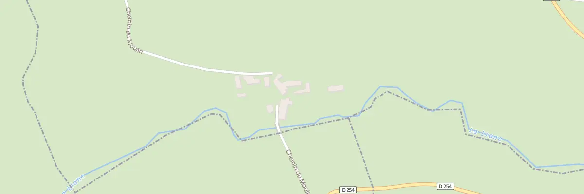 Plan du 30 Che du Moulin à Alincthun