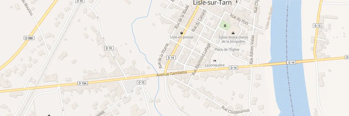 Plan du 1 Rue de la Caille à Lisle-sur-Tarn