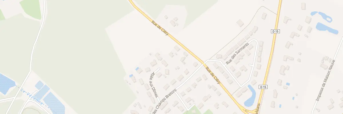 Plan du 399 Rue de Cléry à Jouy-le-Potier