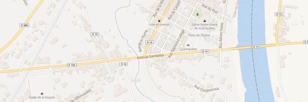 Plan du 3 Av Gambetta à Lisle-sur-Tarn