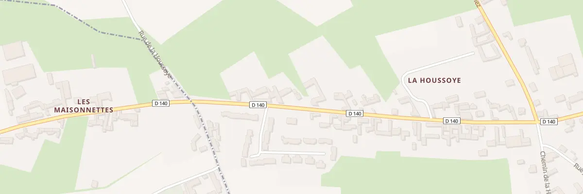 Plan du 36 Rue de la Houssoye à Buire-le-Sec