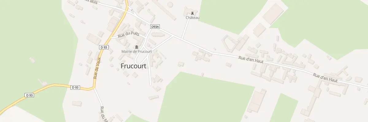 Plan du 2 Rue d’En Haut à Frucourt