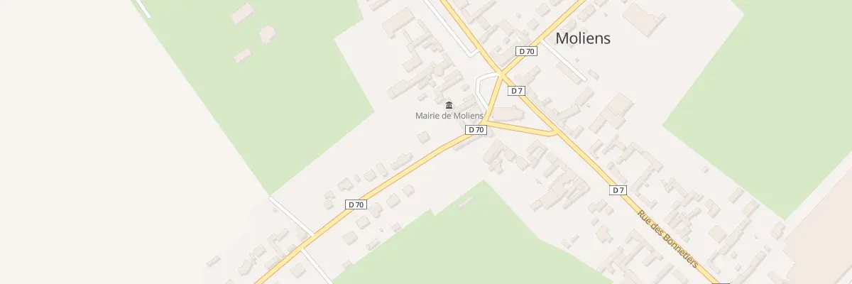 Plan du 4 Rue du Patis Manon à Moliens