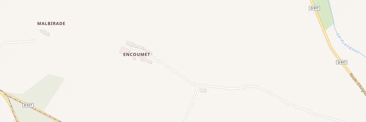 Plan du 5000 Encoumet à Baraigne