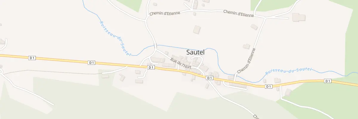 Plan du 15 Le Sautel à Sautel