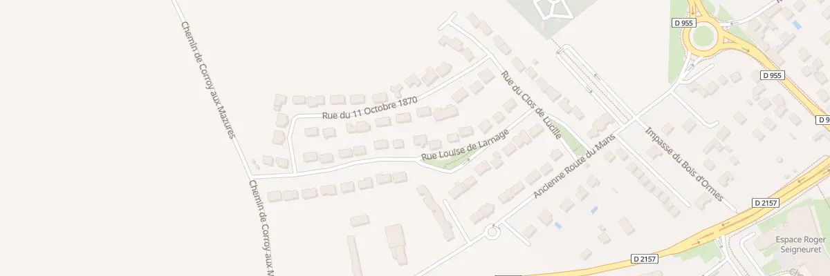 Plan du 13 Rue Louise de Larnage à Ormes