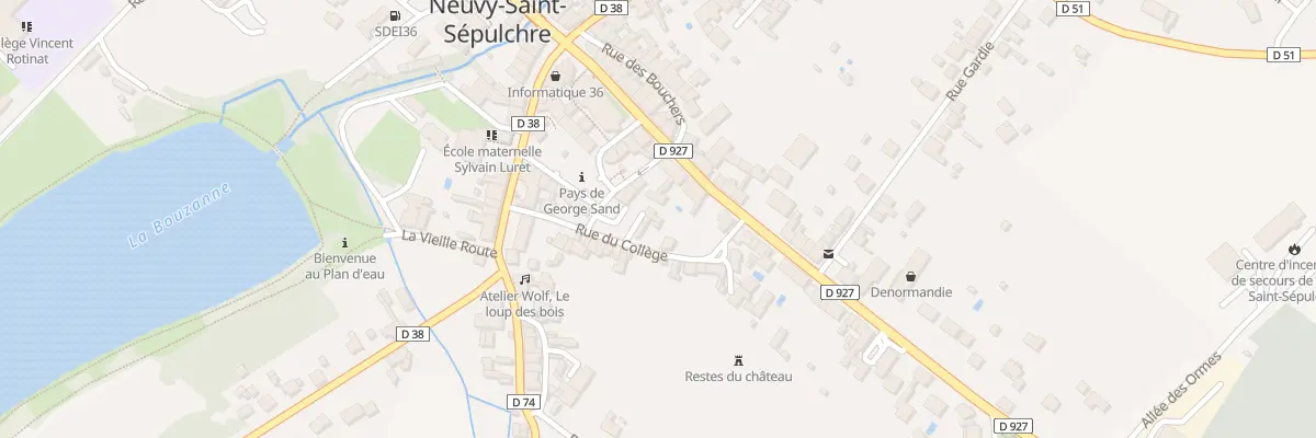 Plan du 2 Rle des Promenades à Neuvy-Saint-Sépulchre