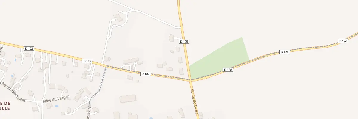 Plan du 1B Rte de Fourches à Étrechet