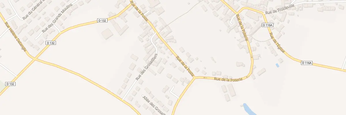 Plan du 20 Rue de la Poste à Aunay-sous-Auneau