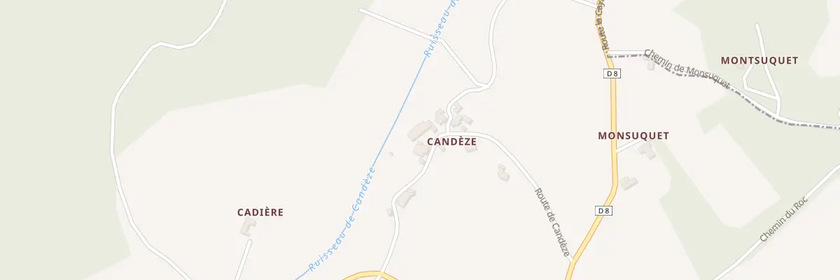 Plan du 5042 Candeze à Sainte-Cécile-du-Cayrou