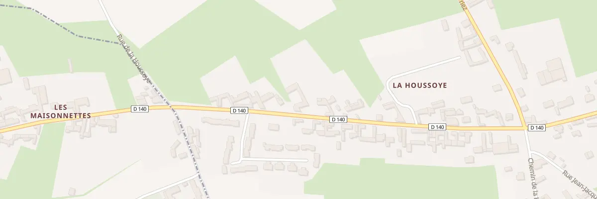 Plan du 30 Rue de la Houssoye à Buire-le-Sec